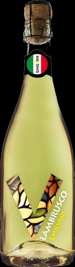 Botella de Lambrusco Emilvini Blanco