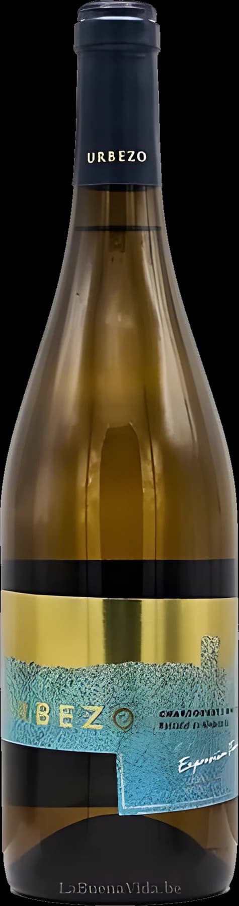 Botella de Urbezo Chardonnay y Moscatel de Alejandría
